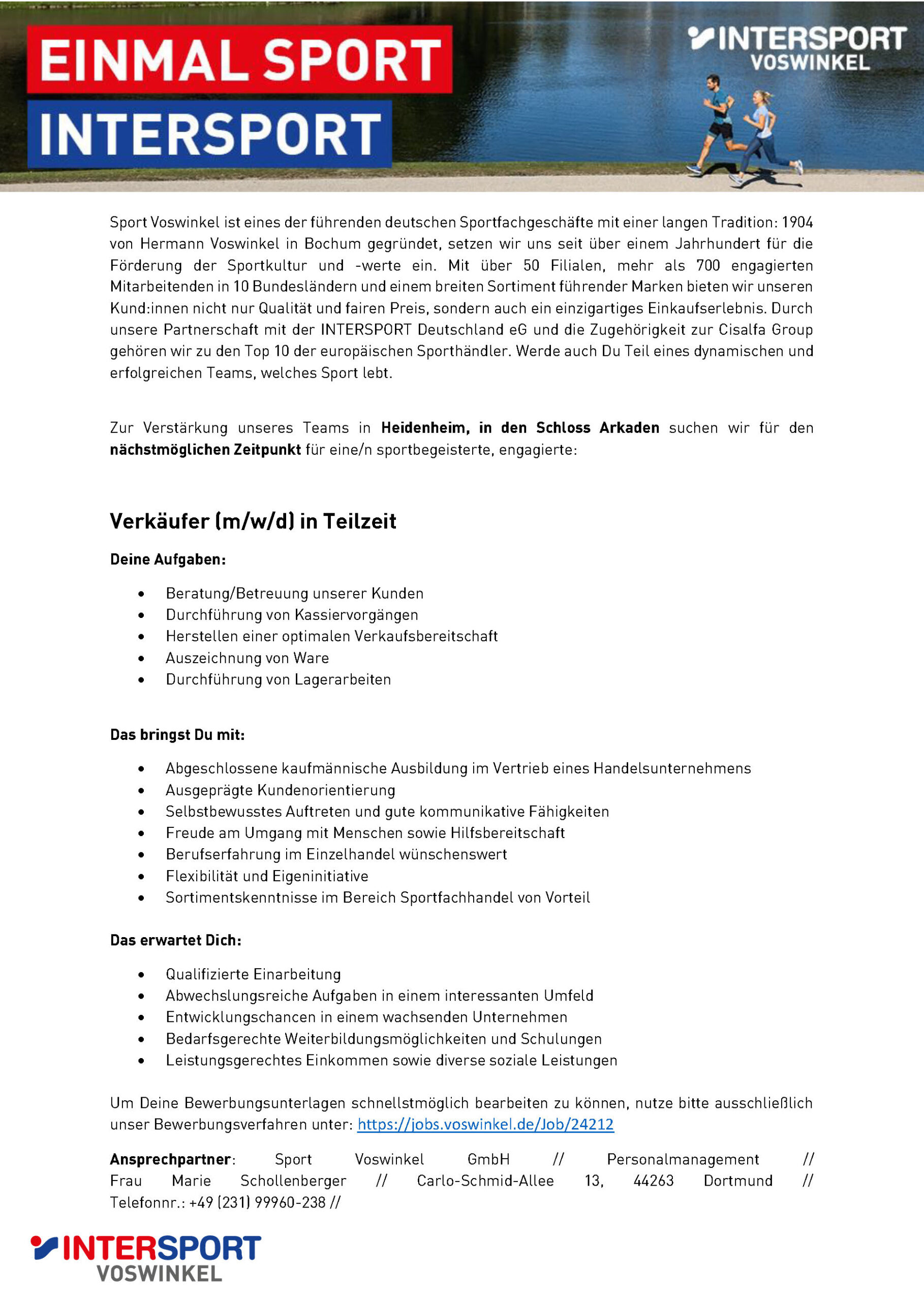 Instersport sucht Verkäufer (m/w/d)